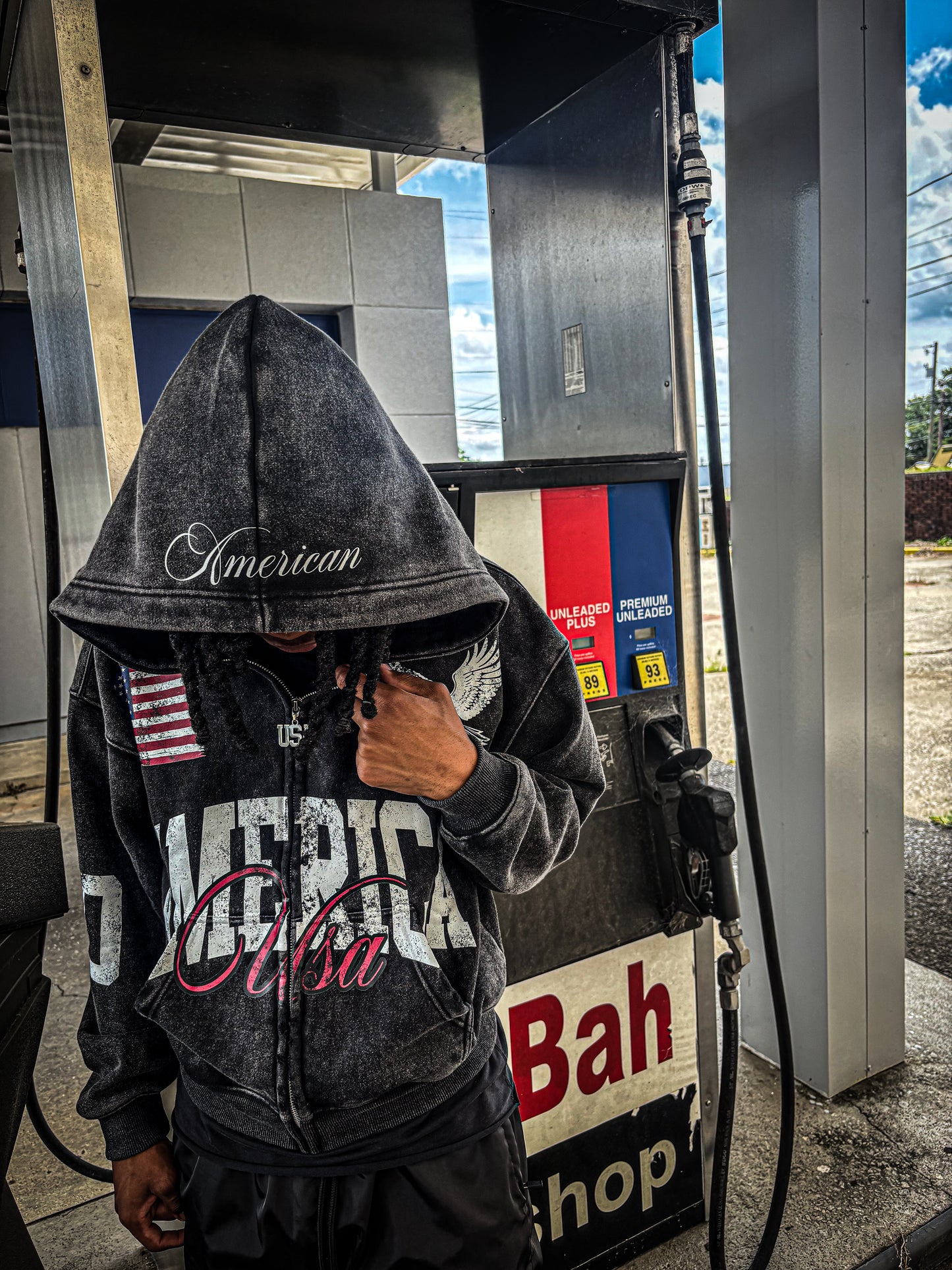 DEYZE"AMERICA" ZIP UP