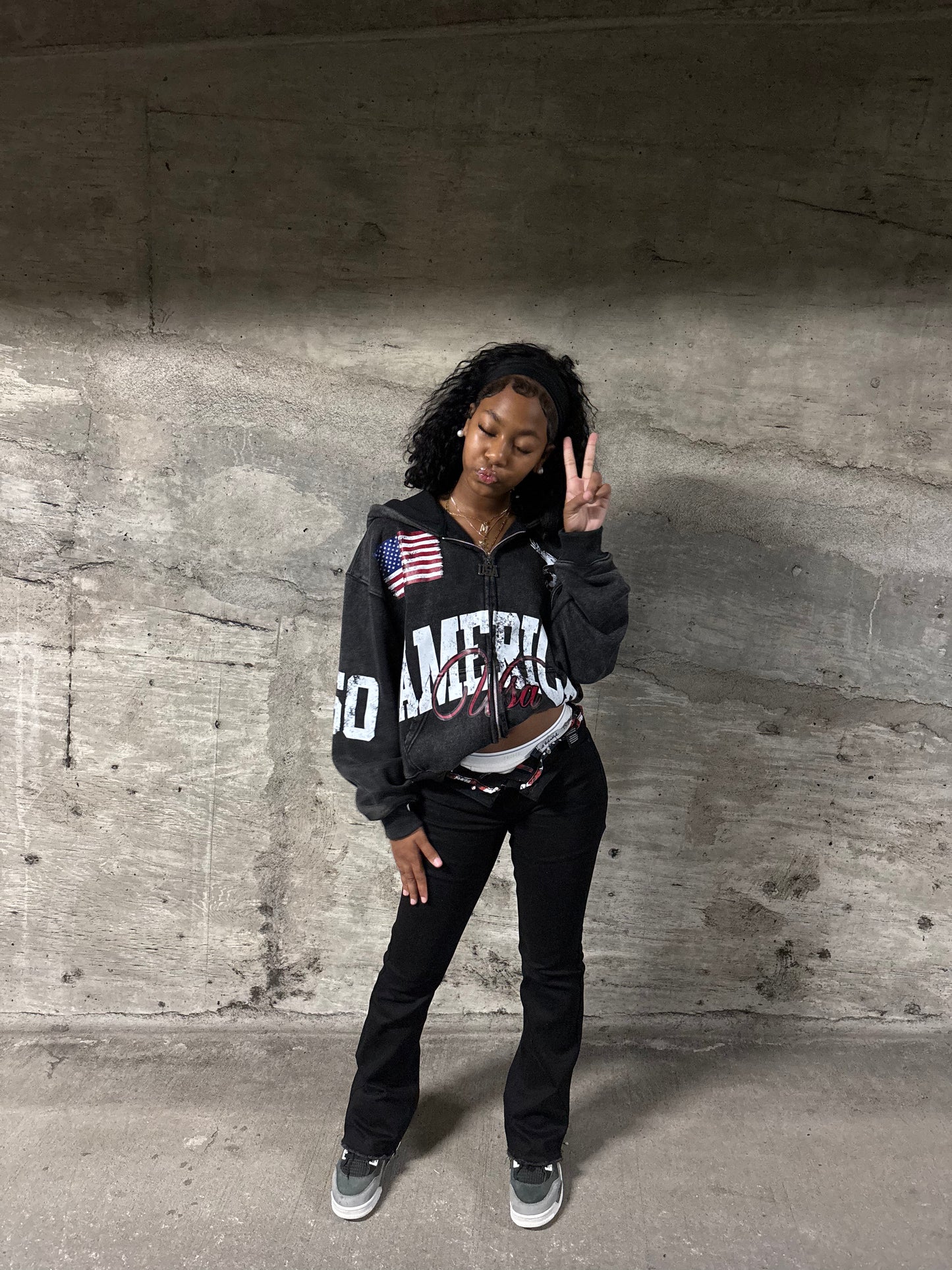 DEYZE"AMERICA" ZIP UP